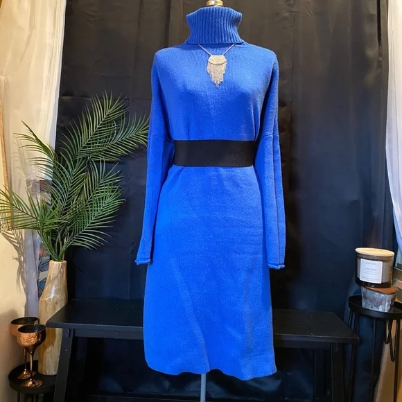 Asymmetrical chunky open front sweater - Picture 4 of 14